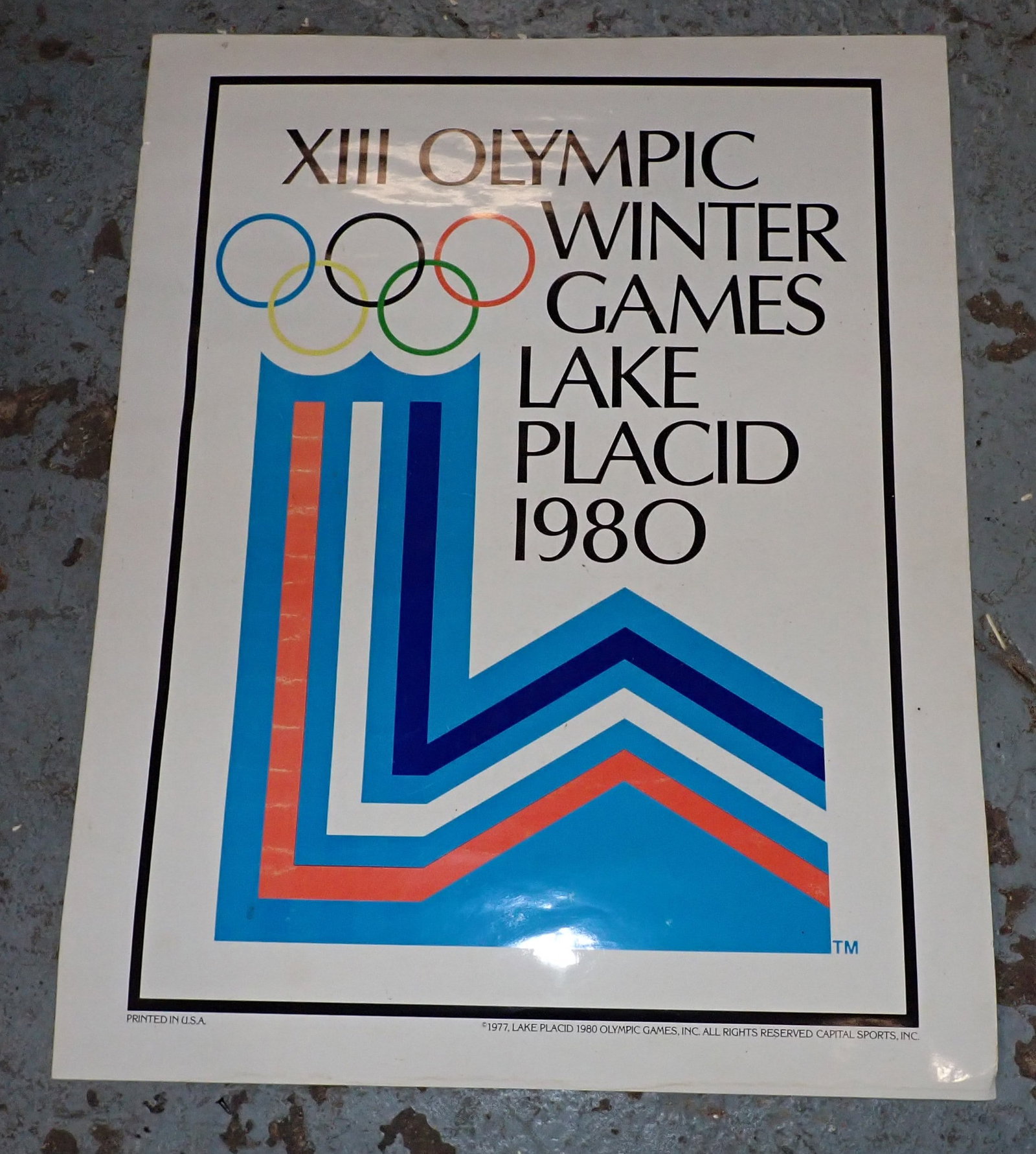1980 XIII Olympic Winter Games Poster (1 of 2)