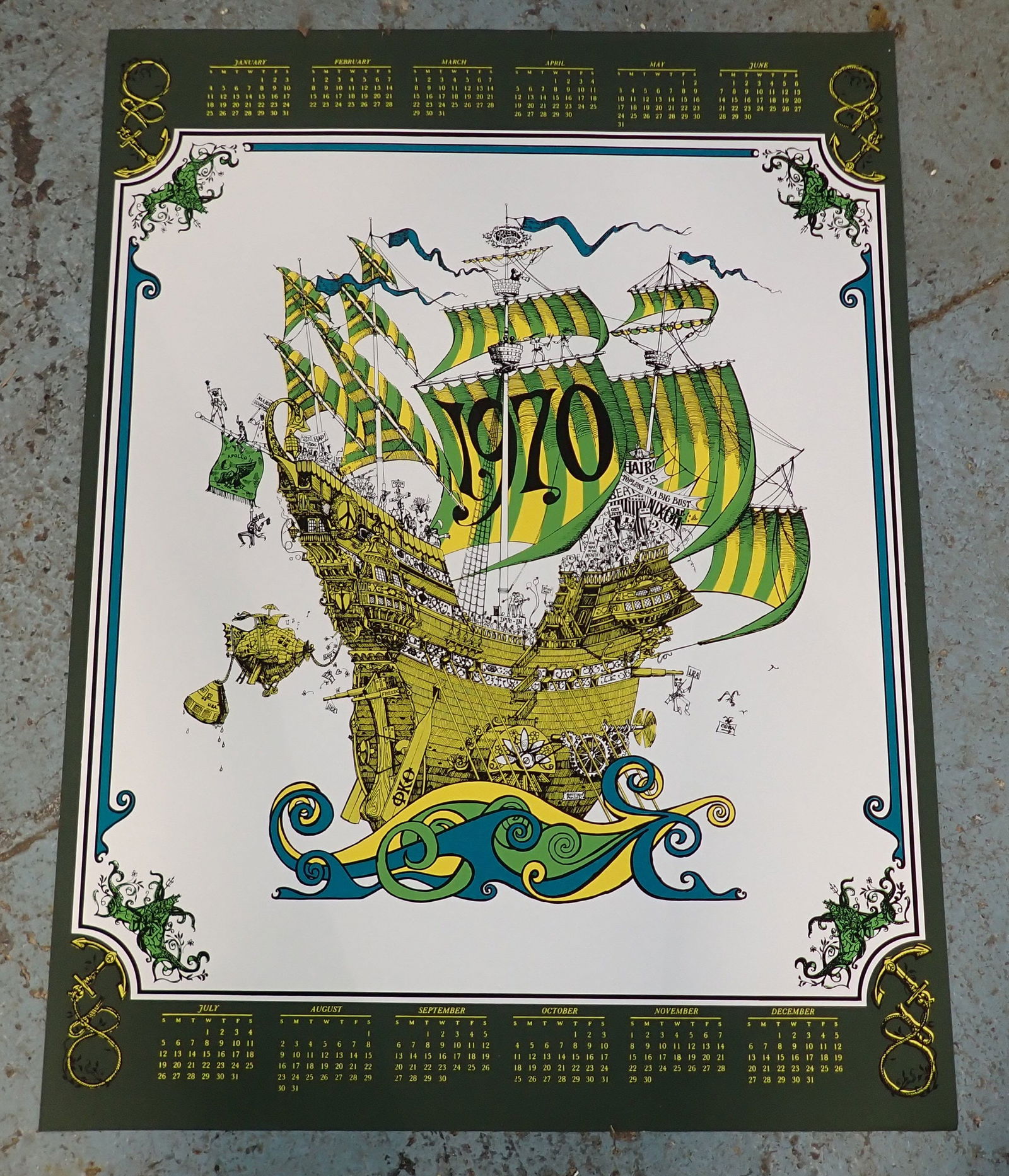 1970 Trend Graphics Calendar / Poster (1 of 8)