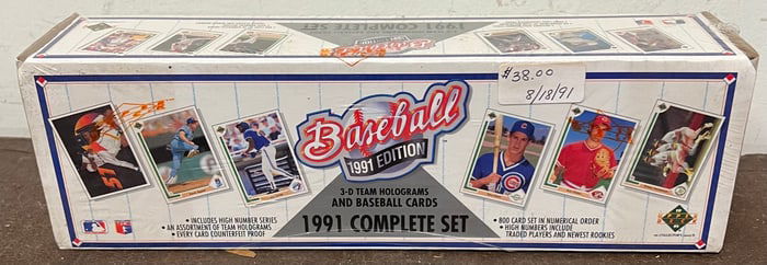 1991 Upper Deck Baseball Cards Complete Set