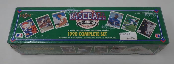 1990 Upper Deck Baseball Cards Complete Set