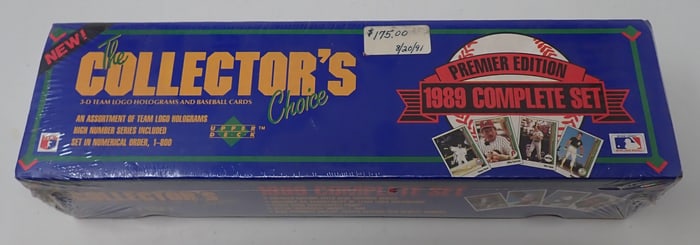 1989 Upper Deck Collectors Choice Baseball Cards