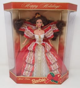 1997 Holiday Barbie w/ Green Eyes