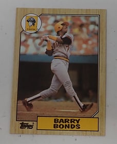 1987 Topps Baseball Cards incl Barry Bonds Error