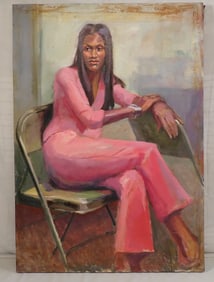 5 John Reilly Portraits of Women Oil Paintings