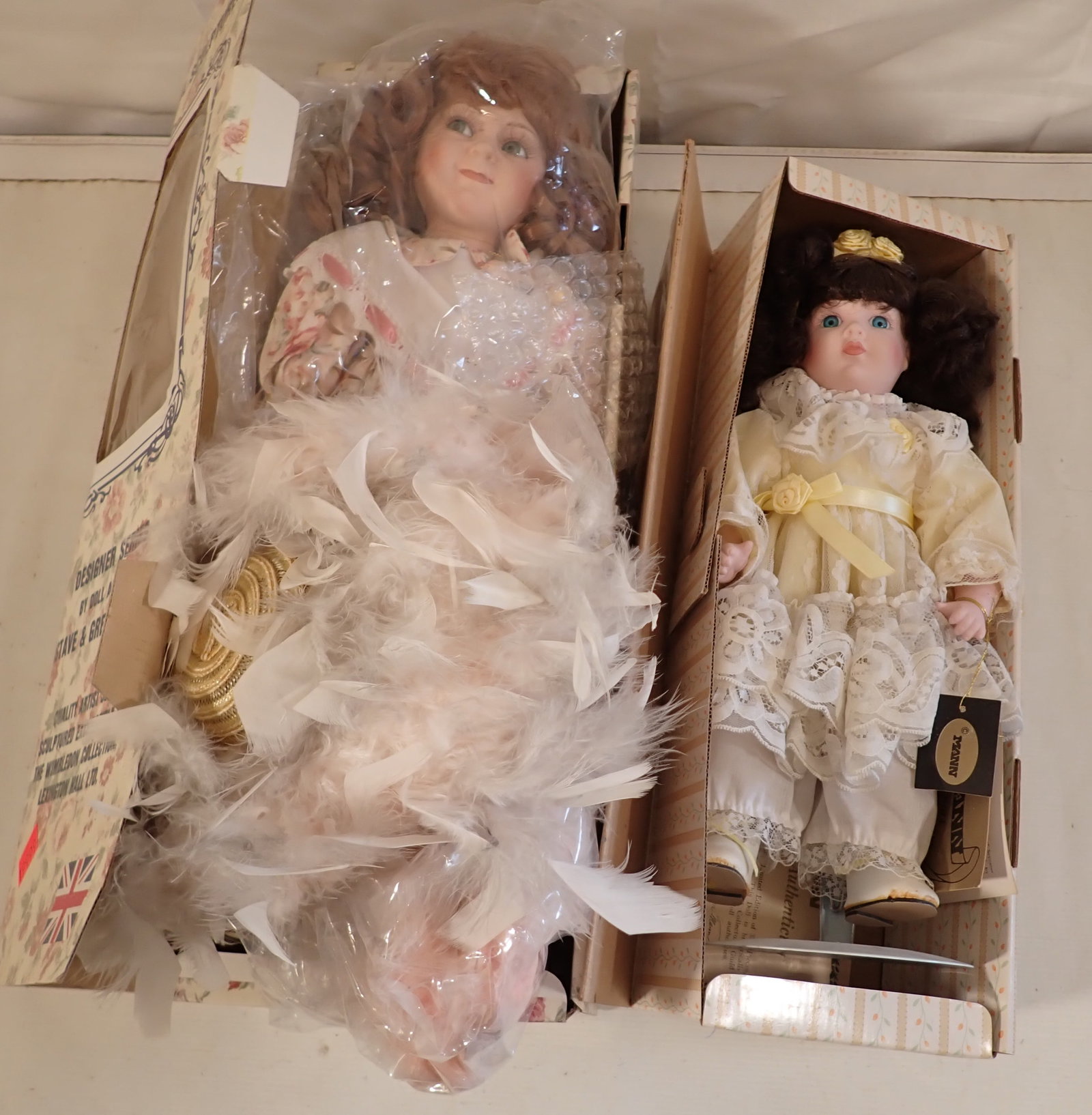 Gustave Gretchen Wolff & Mann Dolls: Largest is approx 16"