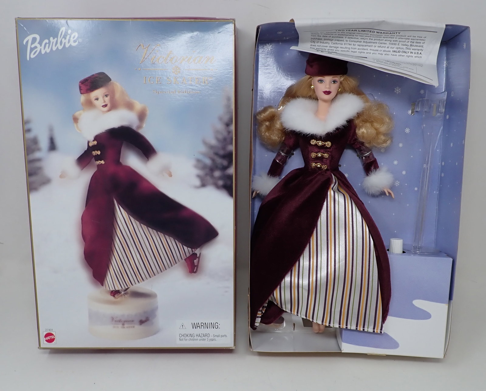 Mattel Barbie Victorian Ice Skater: #27431