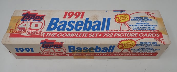 1991 Topps Baseball Card Set