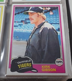 1981 Topps Baseball Cards incl Kirk Gibson