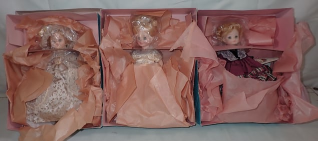 3 Madame Alexander Dolls incl Martha Washington