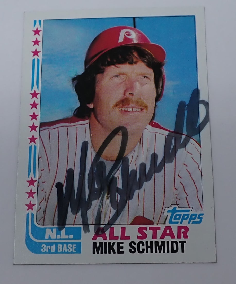1982 Topps Mike Schmidt Autograph (1 of 2)