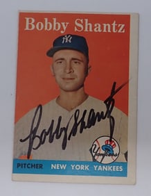 Bobby Shantz Autographed Baseball Card
