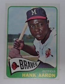 1965 Topps Baseball Cards incl Hank Aaron