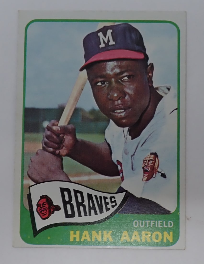 1965 Topps Baseball Cards incl Hank Aaron (1 of 17)