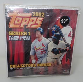2002 Topps Series 1 Baseball Card Collectors Binder