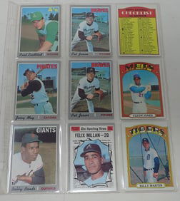 97 1960's & 70's Baseball Cards