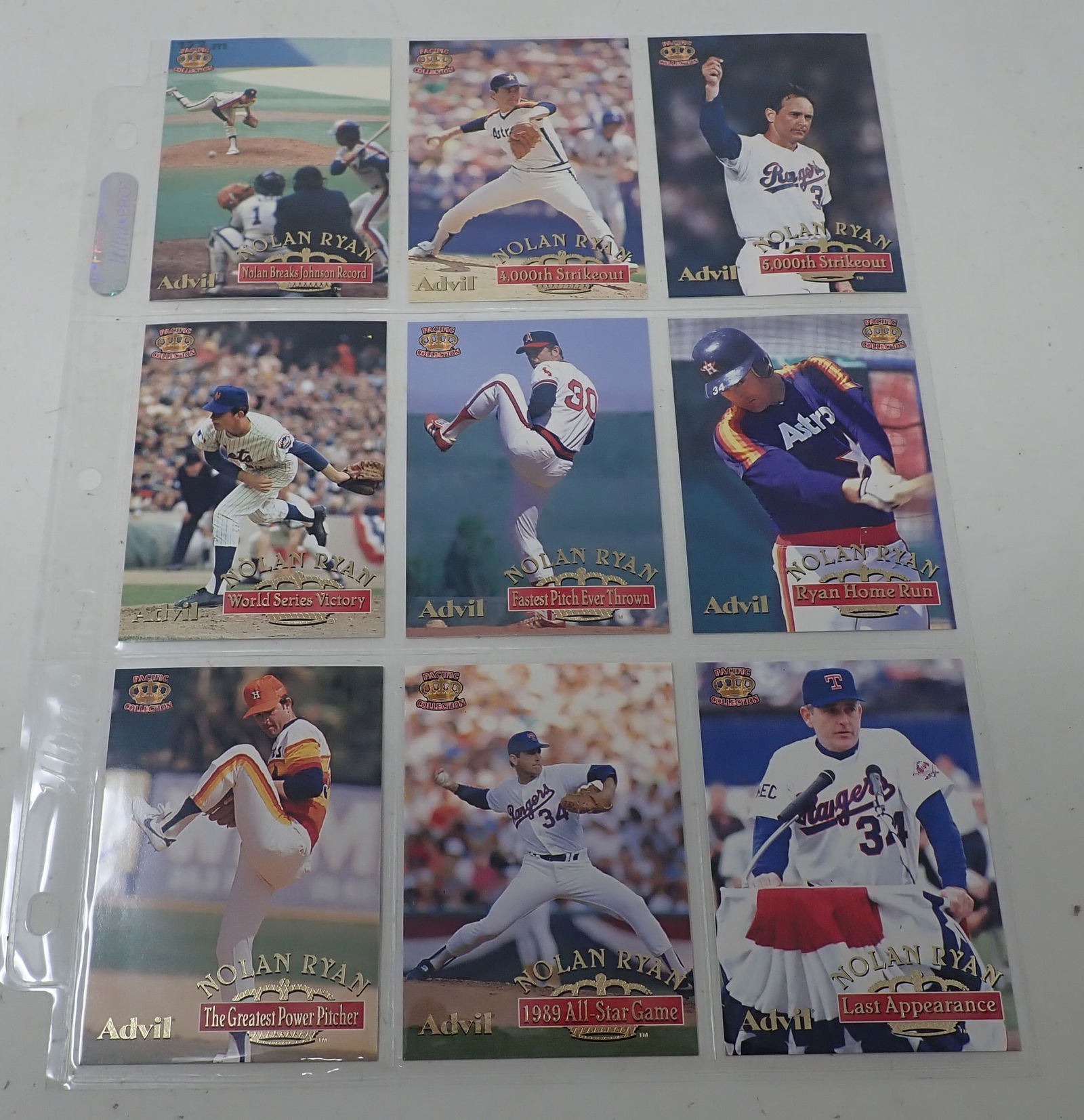 27 Nolan Ryan Baseball Cards (1 of 5)