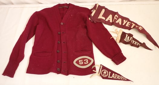Lafayette Pennants & Football Sweater