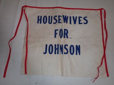 Housewives For Johnson Political Apron