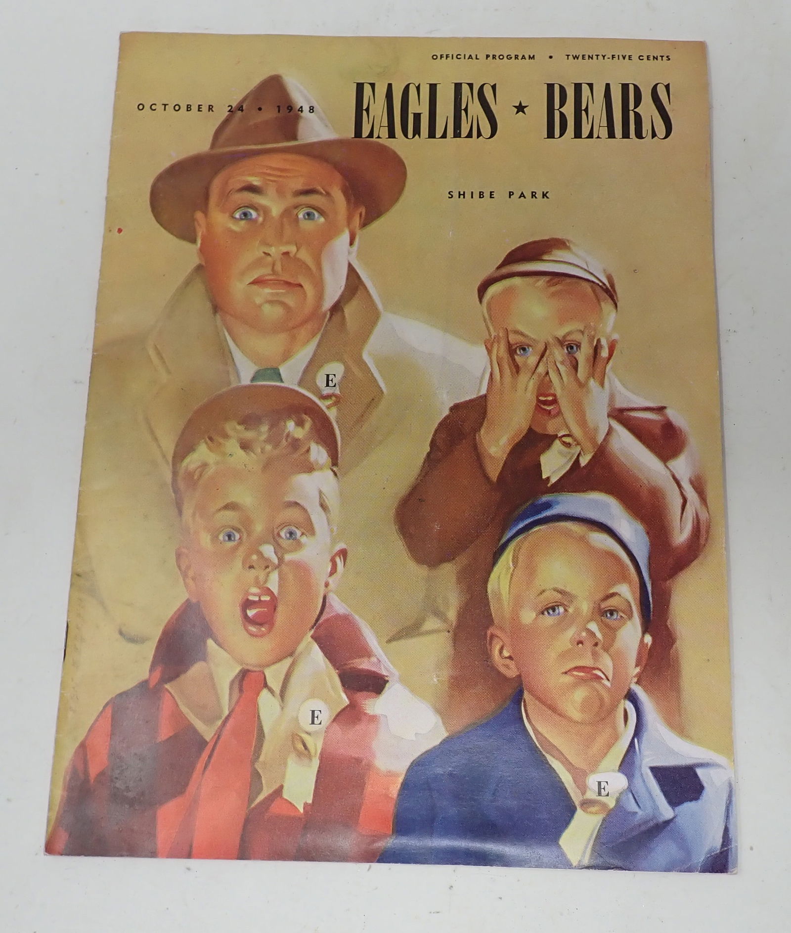 1948 Eagles Bears Shibe Park Football Program (1 of 2)