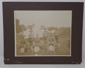 New York Military Drummers Photo Cabinet Card