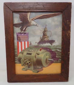 Louis Allis War Advertising Litho