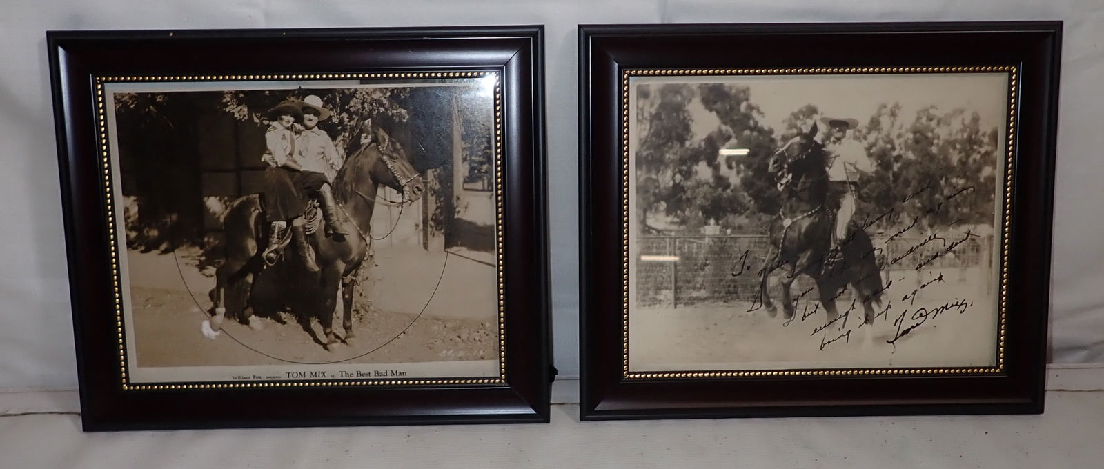 2 Tom Mix Photos incl Autograph (1 of 5)
