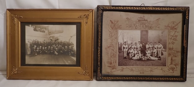 Military Photos incl 1906 U.S.S Louisiana