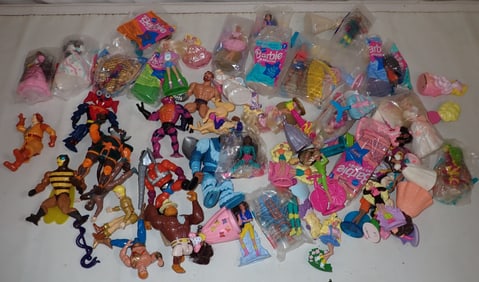 Action Figures McDonalds Barbies Misc Toys
