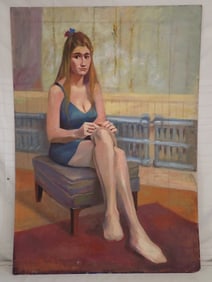 4 John Reilly Portraits of Women Paintings