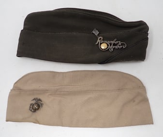 Military Hats with Pins