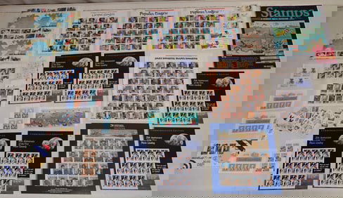 Postage Stamp Sheets & Blocks
