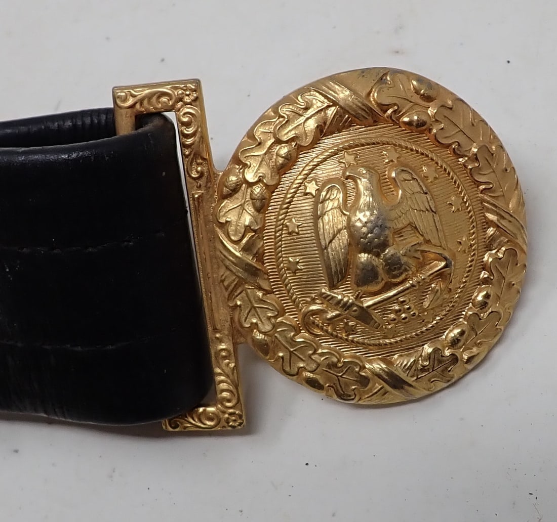 Military Eagle Belt Buckle: Approx 2" x 2 3/8"