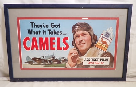 Camel Cigarettes Ace Test Red Hulse Poster
