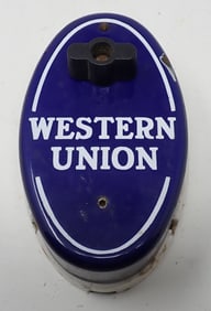Western Union Porcelain Call Box