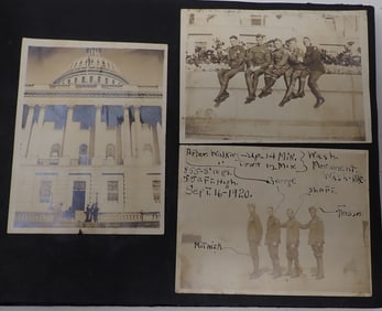 Scrap Album w/ Military Photos