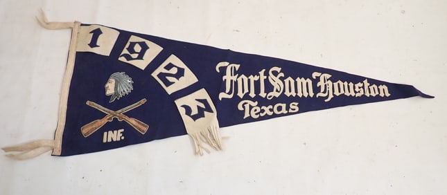 1923 Fort Sam Houston Texas Pennant