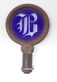 Etched Glass & Brass Radiator Cover Top