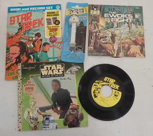 Star Wars Trek Records & Pez