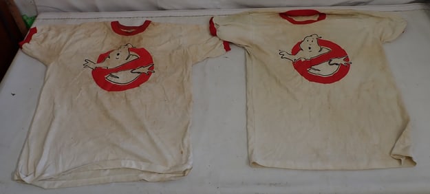 2 Vintage Ghostbusters Shirts