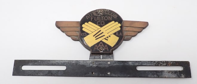 AAA Auto Club of Fulton Co. License Plate Topper