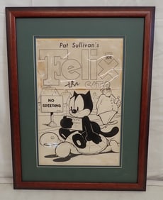 Pat Sullivan's Felix The Cat Poster Rough Copy