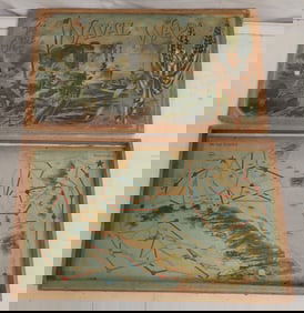 1898 The Game of Naval War Box Parts