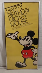 Happy Birthday Mickey Mouse Museum of Modern Art Poster
