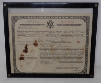 1935 Certificate of Citizenship