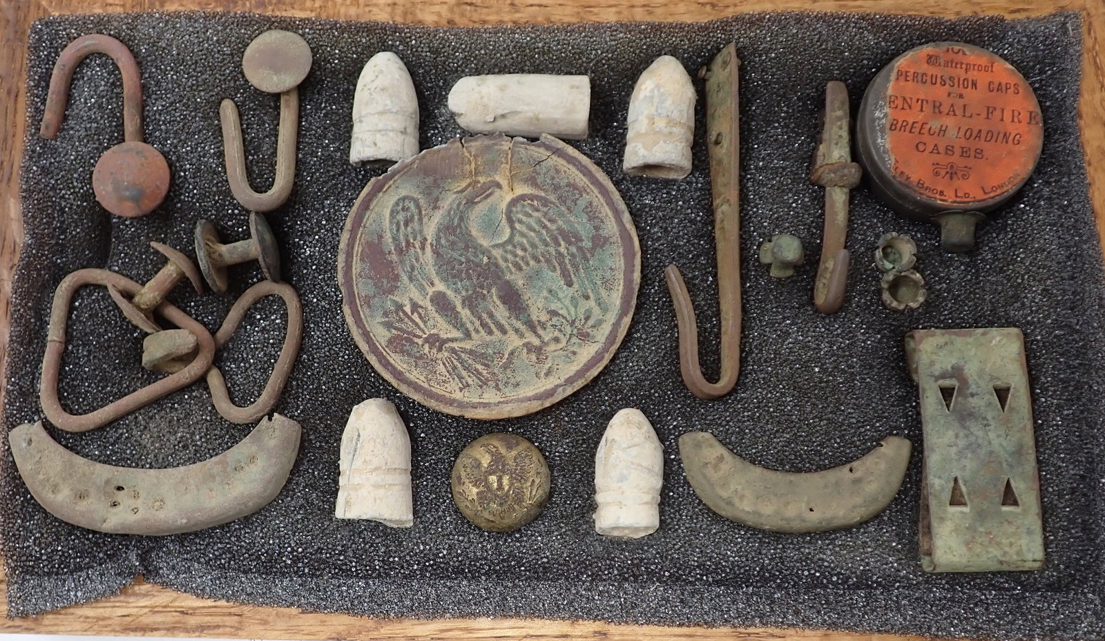 Civil War & Misc Items incl Showcase (1 of 12)