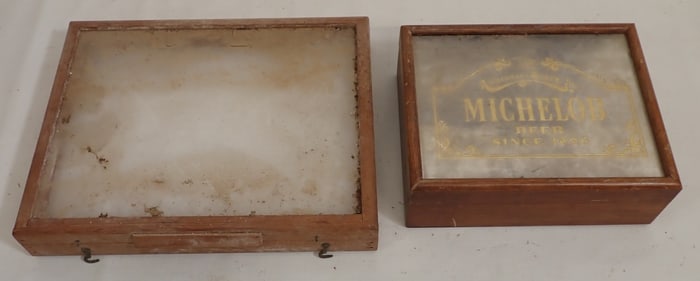 Display Case & Michelob Jewelry Box