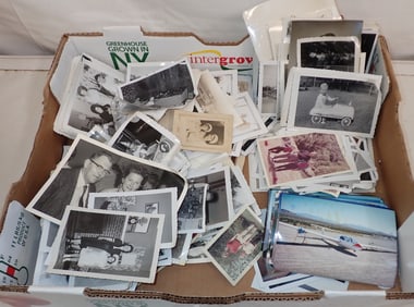 Box of Vintage Family Photos