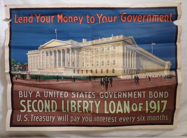 United States Second Liberty Loan Poster