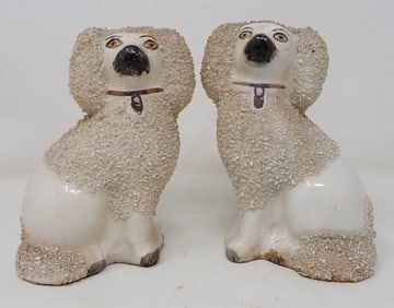 2 Staffordshire Dogs