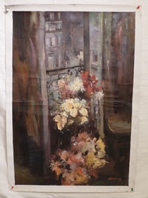 Signed Oil on Canvas Painting